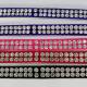 2-Row Velvet Rhinestone Collar